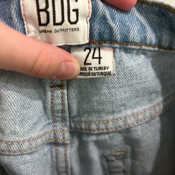 light blue cropped bdg jean size 24 W - Picture 2 of 2